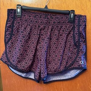 Calvin Klein Women's Athletic Shorts in Black and Pink